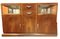 Credenza Art Deco in noce con due finestre luminose, anni '30, Immagine 1