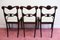 Regency Hardwood and Brass-Inlaid Dining Chaira, 1820, Set of 6, Image 4
