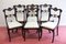 Regency Hardwood and Brass-Inlaid Dining Chaira, 1820, Set of 6 12