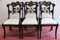 Regency Hardwood and Brass-Inlaid Dining Chaira, 1820, Set of 6, Image 16