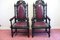 Victorian Carolean Open Armchairs, 1880s, Set of 2, Image 17