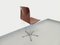Vintage Pivoting Chair Thur-Our-Seat in Curved Wood and Chromed Metal from Ass Schulmöbel Pagholz, 1960s 10