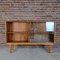 Sideboard with Glass Sliding Doors, Demark, 1960s, Image 1