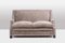 Rectangular Sofa in Gray Velvet, 1990s 2