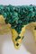 Console in malachite decorata con stalattiti, Immagine 7