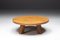 Brutalist Round Coffee Table, France, 1950s 3