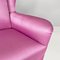 Modern Italian Two-Seater Sofa in Pink Silk and Wooden Feet, 1950s, Image 11