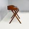 Mid-Century Modern Italian Wooden Desk with Drawers and Retractable Shelf, 1960s 5