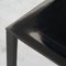 Sillas de cuero negro atribuidas a Matteo Grassi, Italia, años 80. Juego de 4, Imagen 8