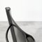 Chaises en Cuir Noir attribuées à Matteo Grassi, Italie, 1980s, Set de 4 9