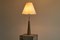Lampada da tavolo brutalista in ottone, Francia, anni '50, Immagine 2