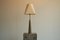 Lampada da tavolo brutalista in ottone, Francia, anni '50, Immagine 11