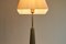Large Brutalist Table Lamp in Cast Brass, France, 1950s 8