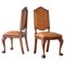 Amsterdam Side Chairs in Patinated Cognac Leather by T. Woonhuys, 1940s, Set of 2, Image 1
