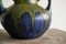 Green and Blue Matt Glazed Studio Pottery Vase by Gilbert Méténier, France, 1940s 4