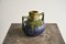 Green and Blue Matt Glazed Studio Pottery Vase by Gilbert Méténier, France, 1940s 8