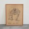 Studio di nudo maschile, Disegno a matita, anni '40, Immagine 2