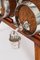 Dispenser antichi in quercia placcati argento e botte di quercia, Immagine 9