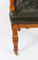 Antique Edwardian Tub Desk Armchair in Green Leather, 1890s 9