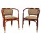 Art Nouveau Armchairs by Gustav Siegel for J&J Kohn, 1905, Set of 2 1