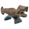 Antique Ceramic Fish Sculpture by Gilbert Portanier, France 1
