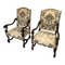 Louis XIII Style Armchairs, Set of 2 1