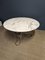 Tavolo da pranzo italiano con ripiano in marmo, Immagine 3