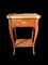 Antiker Nachttisch aus Holz, 1700er 1