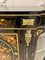 Antique Victorian Ebonised and Inlaid Floral Marquetry Credenza/Sideboard, 1860s, Image 7