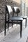 Vintage Bürostühle aus schwarzem Leder von Cassina, Italien, 1950er, 2er Set 10