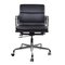 Chaise de Bureau EA217 en Cuir Noir par Charles & Ray Eames pour Vitra 1