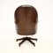 VIntage Victorian Style Leather Swivel Desk Chair, 1950s 7