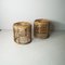 Bamboo Poufs attributed to Tito Agnoli, 1960s, Set of 2 2