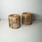 Poufs en Bambou attribués à Tito Agnoli, 1960s, Set de 2 2