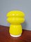 Vintage Italian Table Lamp in Yellow Opaline from VeArt, 1970s 1