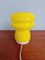 Vintage Italian Table Lamp in Yellow Opaline from VeArt, 1970s 15