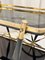 Art Deco Brass and Black Glass Serving Bar Trolley, 1950s, Image 20