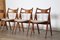 CH29 Sawbuck Dining Chairs by Hans J. Wegner for Carl Hansen & Son, Denmark, 1952, Set of 4, Image 11