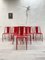 Vintage Side Chairs in Red, Set of 8 20