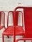 Vintage Side Chairs in Red, Set of 8 15