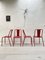 Chaises d'Appoint Vintage Rouges, Set de 8 7