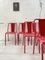 Vintage Side Chairs in Red, Set of 8, Image 18