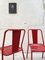 Vintage Side Chairs in Red, Set of 8 6