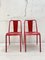 Vintage Beistellstühle in Rot, 8 . Set 19