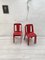 Chaises d'Appoint Vintage Rouges, Set de 8 21