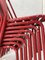 Vintage Beistellstühle in Rot, 8 . Set 11