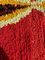 Moroccann Red Traditional Handwoven Boucherouite Berber Cotton Rug, 1980s 5