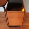 Mid-Century German Desk in Oak with Tubular Steel Base, 1950s, Image 9