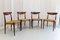 Moderne dänische Teak Stühle von Arne Hovmand-Olsen für Mogens Kold, 1950er, 4er Set 1