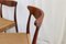 Danish Modern Teak Chairs by Arne Hovmand-Olsen for Mogens Kold, 1950s, Set of 4 4